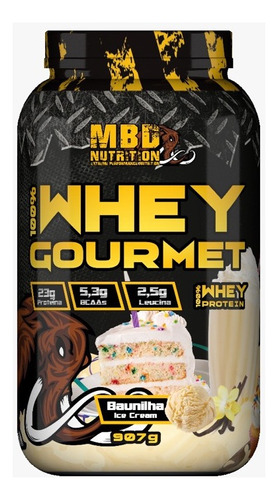 Whey Protein Gourmet 100% 907g Mbd Nutrition 