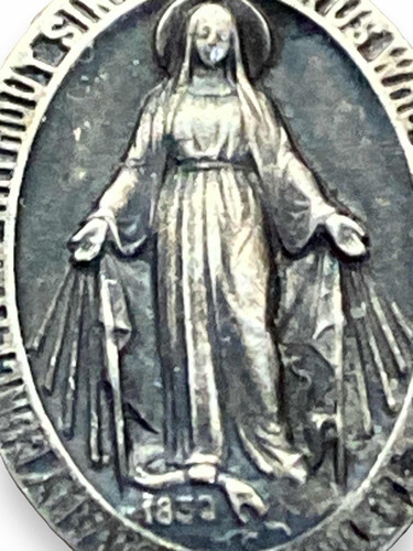 Medallita Antigua Religiosa Francesa 1830 Metal (Usado)