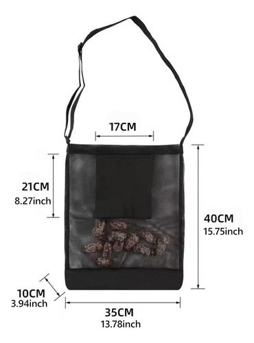 D Bolsa De Malla Para, Bolsa For Recoger Setas Con