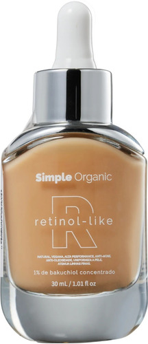 Simple Organic - Solução Retinol-like Tipo de pele oleosas e acneicas