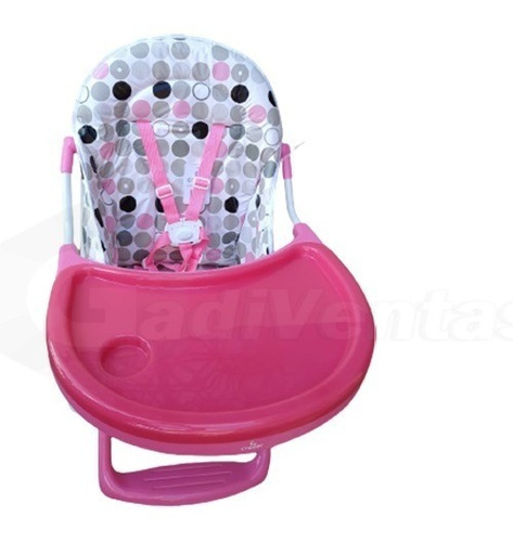 Silla Plegable De Comer Para Bebé, Crecer Rosado