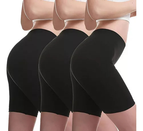 Q Paquete 3 Boxer Tipo Shorts Invisible Boxer Mujer