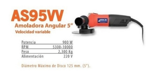 Argentec AS95VV - Naranja/Negro - 220V