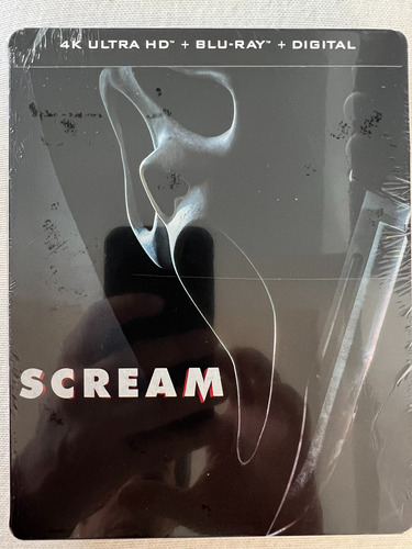 4k Ultra Hd + Blu-ray Scream 5 (2022) Steelbook Marcado