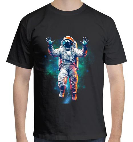 Playera Con Diseño Astronauta Perdido En El Espacio