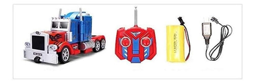 Imagen 3 de 10 de Camion Transformers Control Remoto Recargable Luz Y Sonido