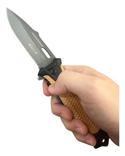 Navaja Cuchillo Tactico Semi Automatico Buck Coyote