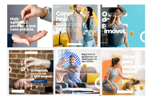 Combo 46 Templantes Canva E Posts Para Imobilia