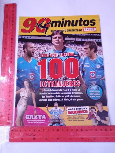 Revista 90 Minutos  De Record No 12 Febrero 2010