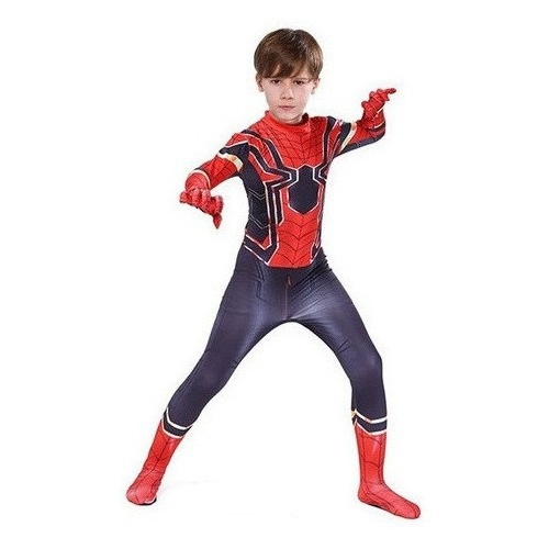 Traje Hombre Araña Niño Iron Spider Marvel
