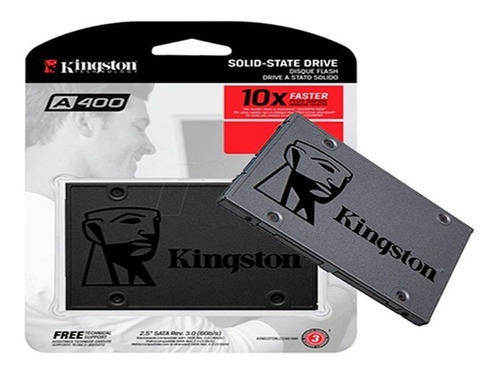 Disco Duro Sdd Kingston A400 480gb Sata Iii 6gb/s Interno