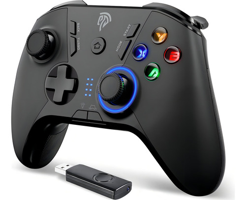 Easysmx Driver De Juegos Inalámbrico Para Windows Pc/steam Deck/ps3/android Tv Box, Joystick De Mando De Doble Vibración Plug And Play Con 4 Teclas Personalizadas, Batería De Hasta 14 Horas, Funciona