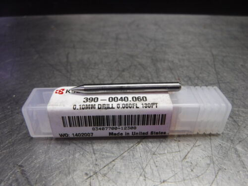Kyocera 0.10mm 130° Solid Carbide Micro Twist Drill 390 Yyz