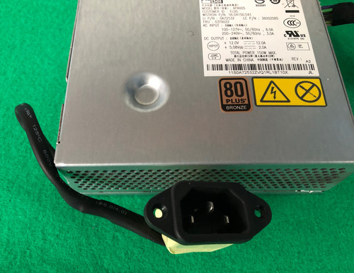 Fuente Poder Lenovo Thinkcentre Edge 71z 150w 0a72532 Apa005 Plateado (Usado)