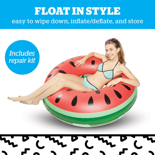 Bigmouth Inc. Flotador Inflable De Piscina Sandia
