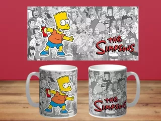 Taza De Los Simpson