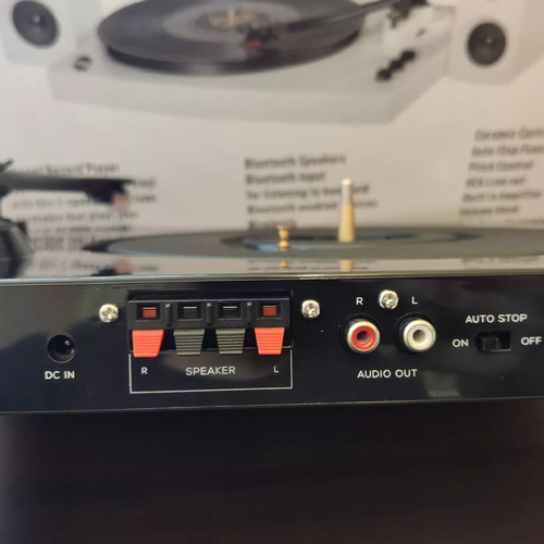 Tornamesa Bluetooth Con Parlantes Turnalux