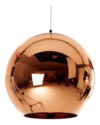 Lampara Cobre Colgante Moderna Esfera Tom Dixon I 15 Cm  E27