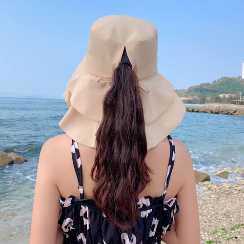 Sombrero De Sol De Ala Grande Para Mujer Con Upf 50