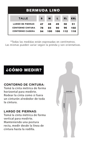 Bermuda Lino Hombre Lisa Cara Cruz Jeans Lavada Con Bordado