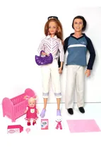 Comprar Lote Muñecos Happy Family Neighborhood Articulados Original