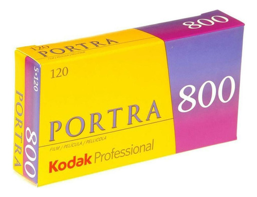 Set 5 Película Negativa Kodak Portra 800 En Color Tamaño