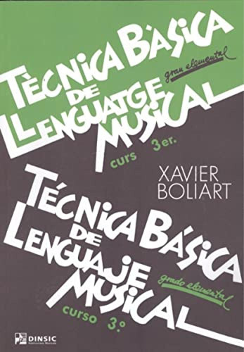 Tecnica Basica Llenguatge Musical 3 Curso - Boliart Ponsa Xa