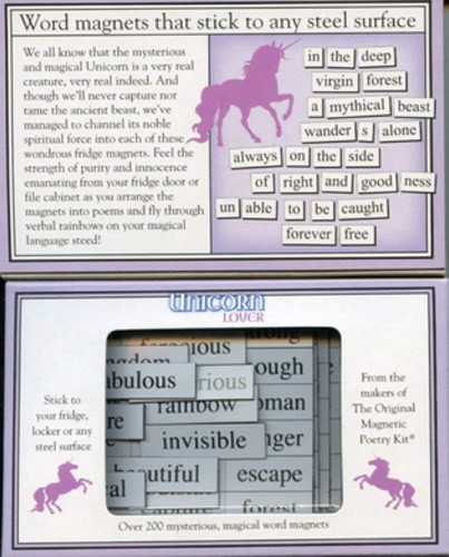 Kit De Tema Poético Magnético, Padre 1, Unicorn Lover