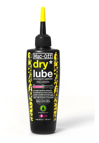 Lubricante Cadena Bicicleta Muc-off Dry Lube Seco 120ml 