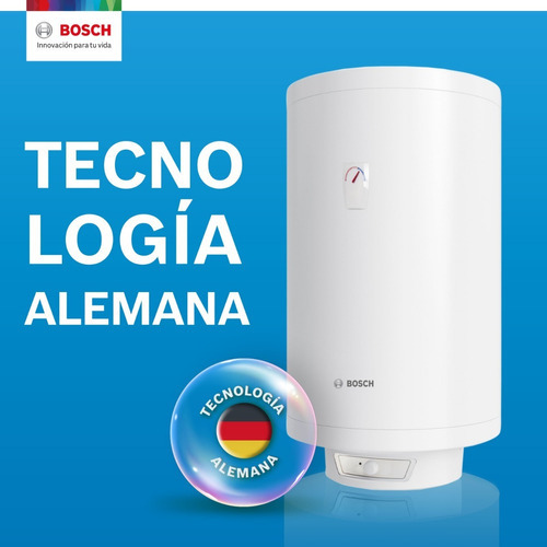 Calentador Electrico 3 Servicios Plus 120 L Thermotank Bosch Color Blanco