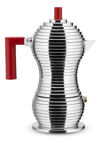 Imagen 5 de 7 de Cafetera Espresso Alessi Pulcina, 3 Tazas, Aluminio Fundido