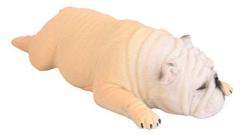Animal Somnoliento Modelo Bulldog Francés De Alta Simulación