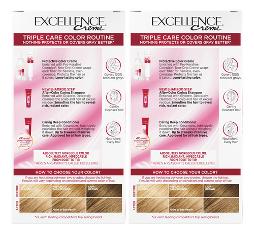 Tinte De Pelo L'oreal Paris Excellence Creme 8 Medium Blonde