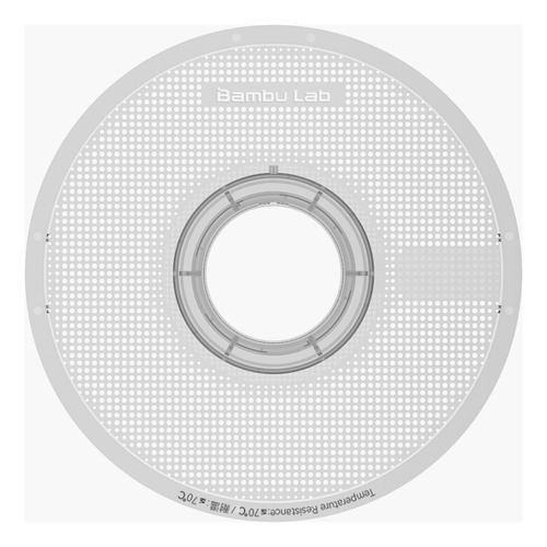 Filamento Bambulab Pla Matte Fosco C/ Carretel 1kg Branco