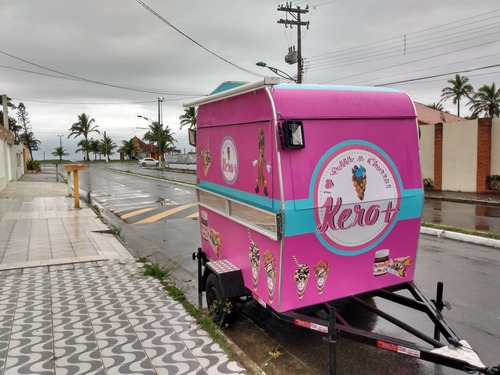 Imagem 1 de 9 de Trailler Para Churros Minas Treilher (sob Encomenda)