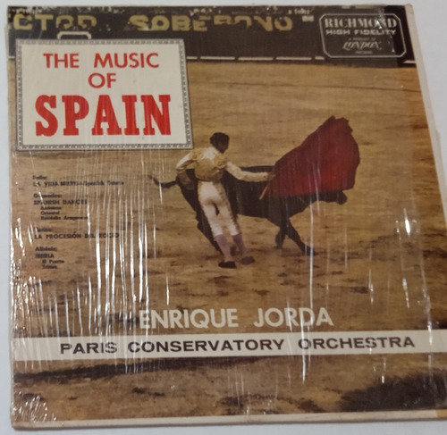 Enrique Jordá - The Music Of Spain Lp Vinil En Mb Estado 