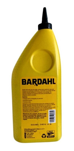 Kit 6 Aceite Bardahl Transmisión Estándar 250 Api Gl-1/946ml