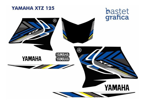 Sticker Tyamaha Xtz 125 Calcomanias