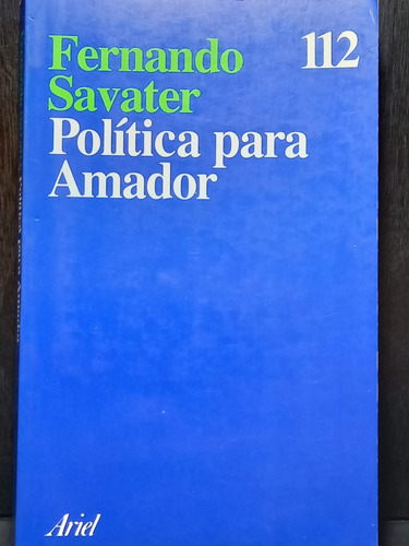 Política Para Amador Fernando Savater 