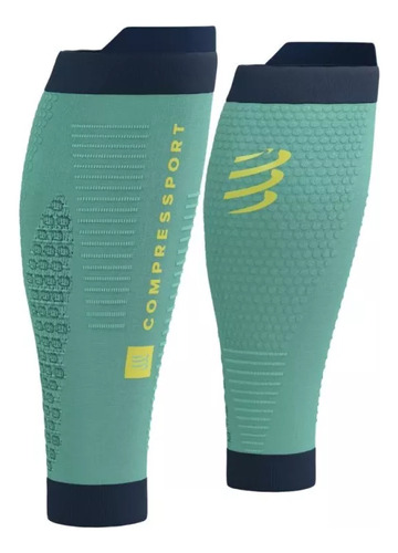 Pantorrilleras Running Compressport R2 3 Azul Su00047b5059