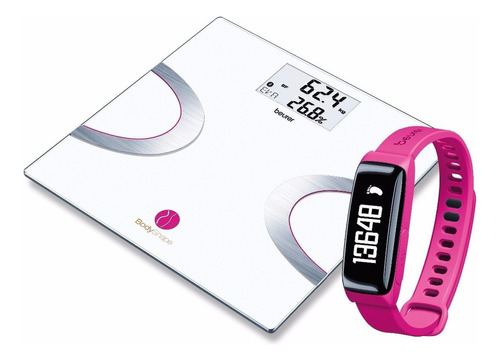 Báscula Diagnostica Bluetooth Body-r+ Sensor De Actividad Color Rosa