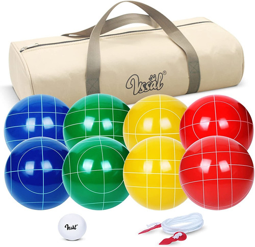 Set De Bochas Bocce Vssal, De Poliresina, Diámetro De 107 Mm