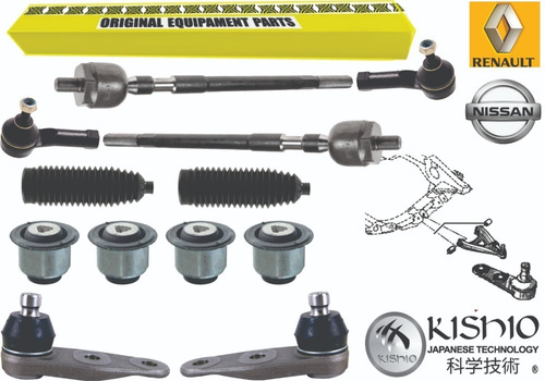 Kit Biletas Direccion Hidraul Rotulas Buje Kangoo 1.6 02-11