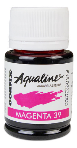 Tinta Aquarela Aqualine Corfix 37ml Cor Magenta - 39