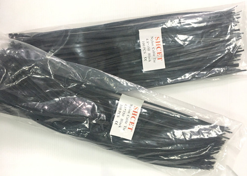 Imagen 4 de 4 de Shcet 5*350 Sujetador Tie Wrap Cable Ties 350mm 50lb 100und