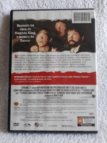 Dvd It Uma Obra Prima Do Medo (1990) Stephen King - Lacrado