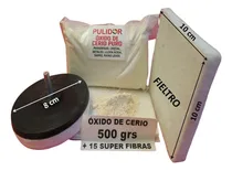 Comprar Kit Pulidor Manual Óxido De Cerio Fibras Para Pulir Tu Auto