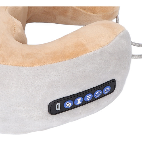Almohada De Masaje En Forma De U Recargable Cuello Eléctrico