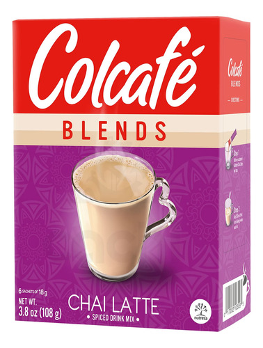 Colcafe Cappuccino Chai Latte 6 Sobres