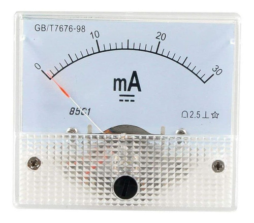Yxq 0-30ma Panel De Corriente Analogica 85c1 Amp Amperimet